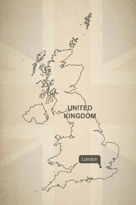 Book cover for Outline Map of The United Kingdom Journal