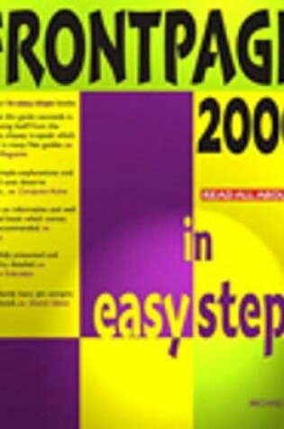 Cover of FrontPage 2000 in Easy Steps