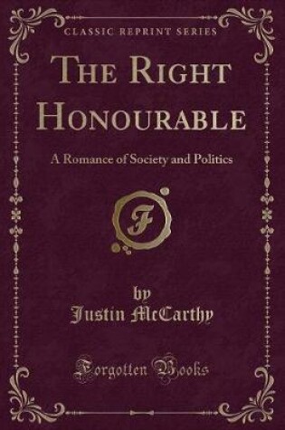 Cover of The Right Honourable
