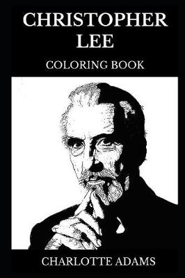 Book cover for Christopher Lee Coloring Book