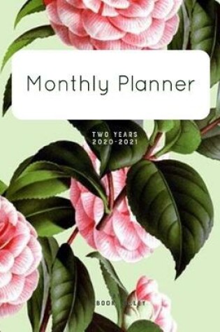 Cover of Monthly Planner two years 2020-2021