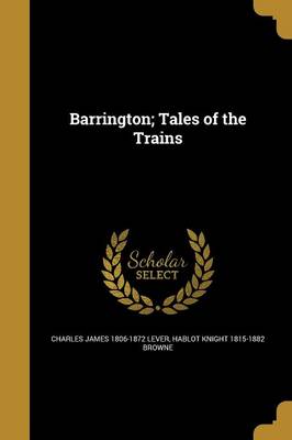 Book cover for Barrington; Tales of the Trains