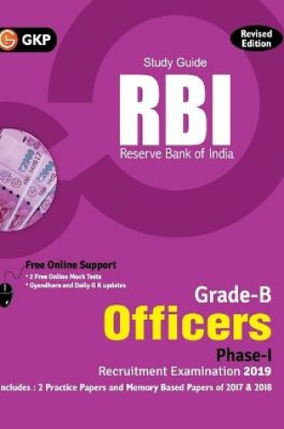 Cover of Rbi 2019 Grade B Officers Ph I Guide