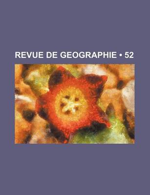 Book cover for Revue de Geographie (52)