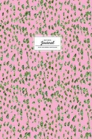 Cover of Dot Grid Journal - Pink and Green Softcover