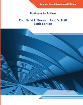 Book cover for Business in Action Pearson New International Edition, plus MyBizLab without eText