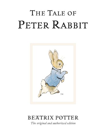 Book cover for The Tale Of Peter Rabbit