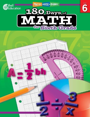 Cover of 180 Days of Math for Sixth Grade