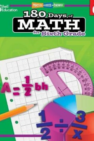 Cover of 180 Days of Math for Sixth Grade