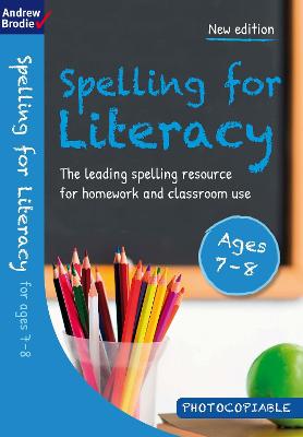 Book cover for Spelling for Literacy for ages 7-8