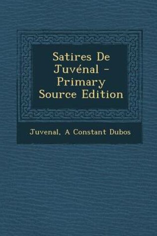 Cover of Satires de Juvenal