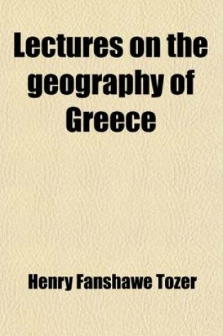 Cover of Lectures on the Geography of Greece