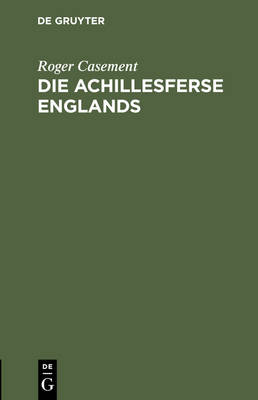 Book cover for Die Achillesferse Englands