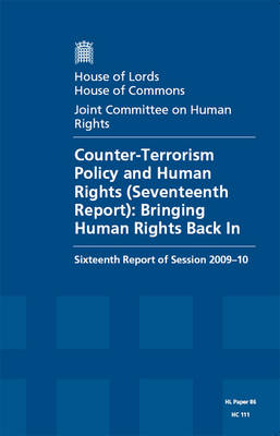 Cover of Counter-terrorism Policy and Human Rights (seventeenth Report)