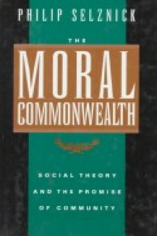Cover of The Moral Commonwealth