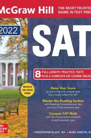 Cover of McGraw-Hill Education SAT 2022