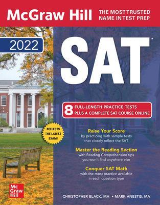 Book cover for McGraw-Hill Education SAT 2022