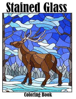 Book cover for Stained Glass Coloring Book