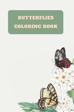 Cover of butterflies coloring book