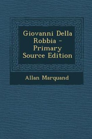 Cover of Giovanni Della Robbia