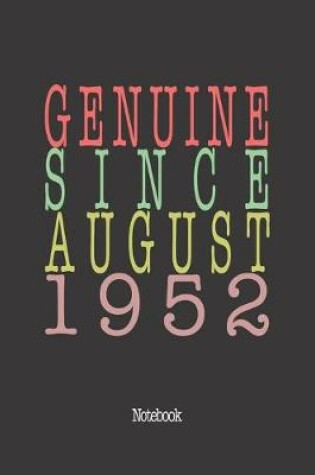 Cover of Genuine Since August 1952