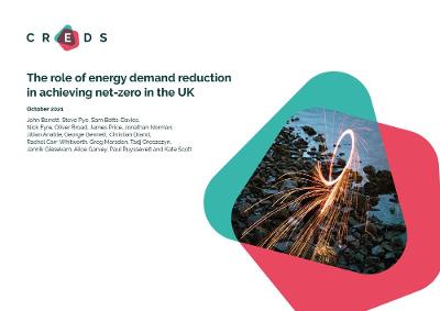 Book cover for The role of energy demand reduction to achieve net-zero in the UK