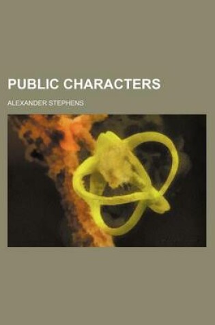 Cover of Public Characters (Volume 2)