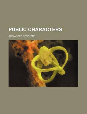 Book cover for Public Characters (Volume 2)