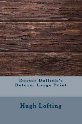 Cover of Doctor Dolittle's Return