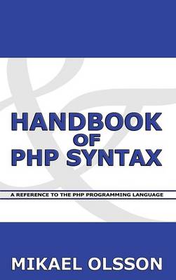 Book cover for Handbook of PHP Syntax