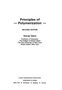 Book cover for Principles of Polymerization