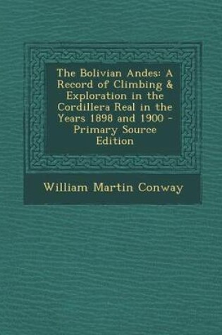 Cover of The Bolivian Andes