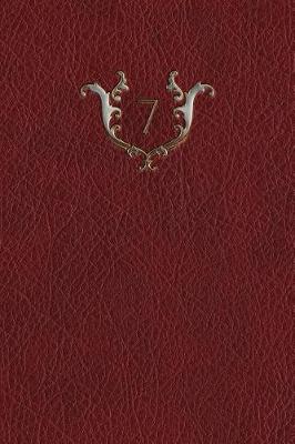 Book cover for Monogram "7" Grid Notebook