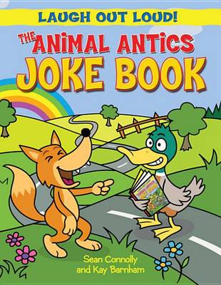 Book cover for The Animal Antics Joke Book
