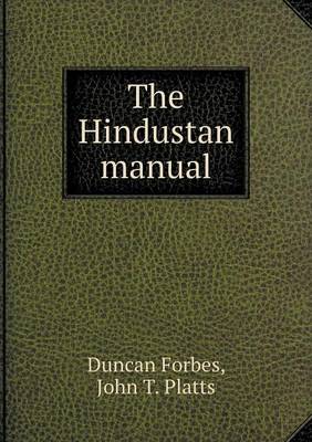 Book cover for The Hindustan manual