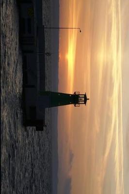 Book cover for Lighthouse at Sunset in Gdansk, Poland Journal