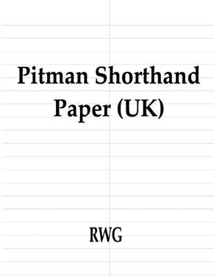 Book cover for Pitman Shorthand Paper (UK)