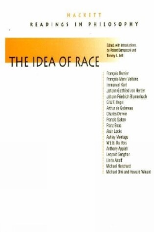 Cover of The Idea of Race