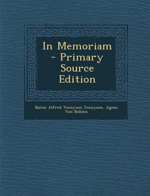 Book cover for In Memoriam - Primary Source Edition