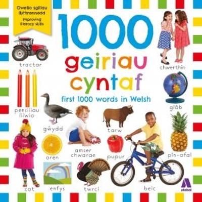 Book cover for 1000 Geiriau Cyntaf / First 1000 Words in Welsh