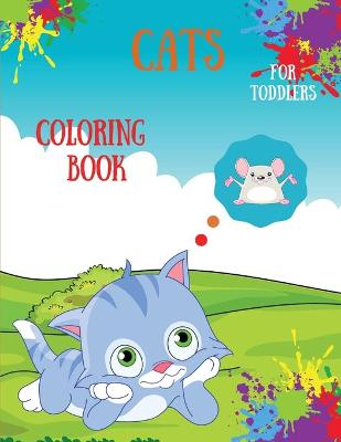 Book cover for Toddler Cat Coloring Book