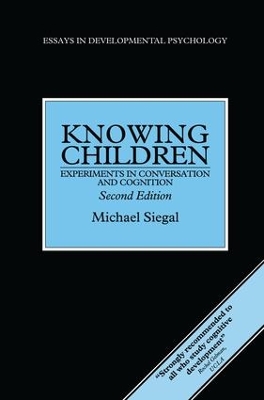 Book cover for Knowing Children