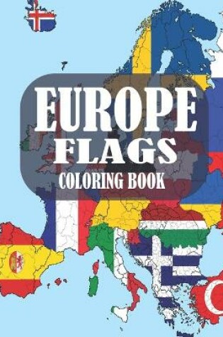 Cover of Europe flags Coloring Book