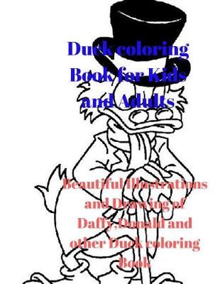 Book cover for Duck Coloring Book for Kids and Adults