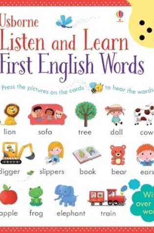 Cover of Listen and Learn First English Words