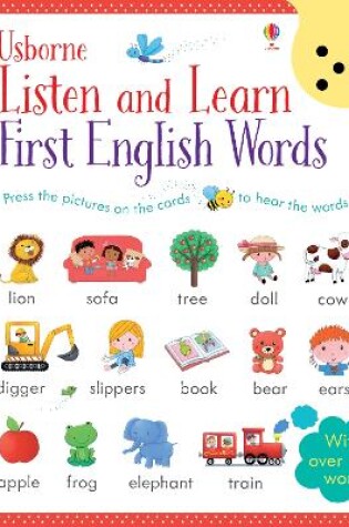 Cover of Listen and Learn First English Words