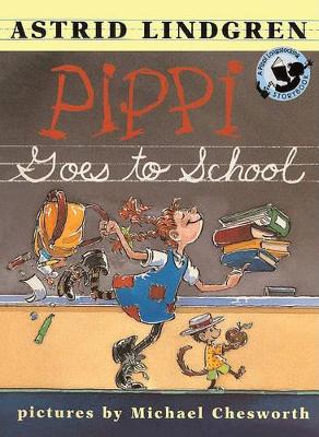 Book cover for Pippi Goes to School