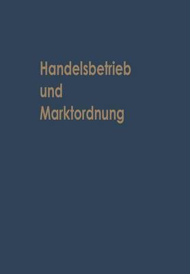 Book cover for Handelsbetrieb und Marktordnung