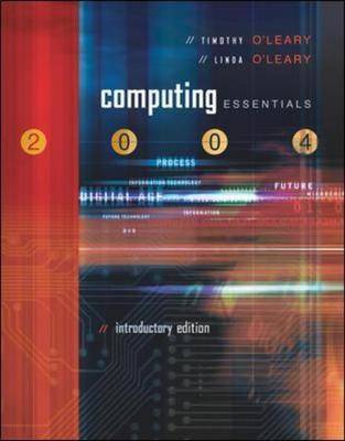 Book cover for Computing Essentials 2004