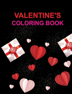 Book cover for Valentine's Coloring Book